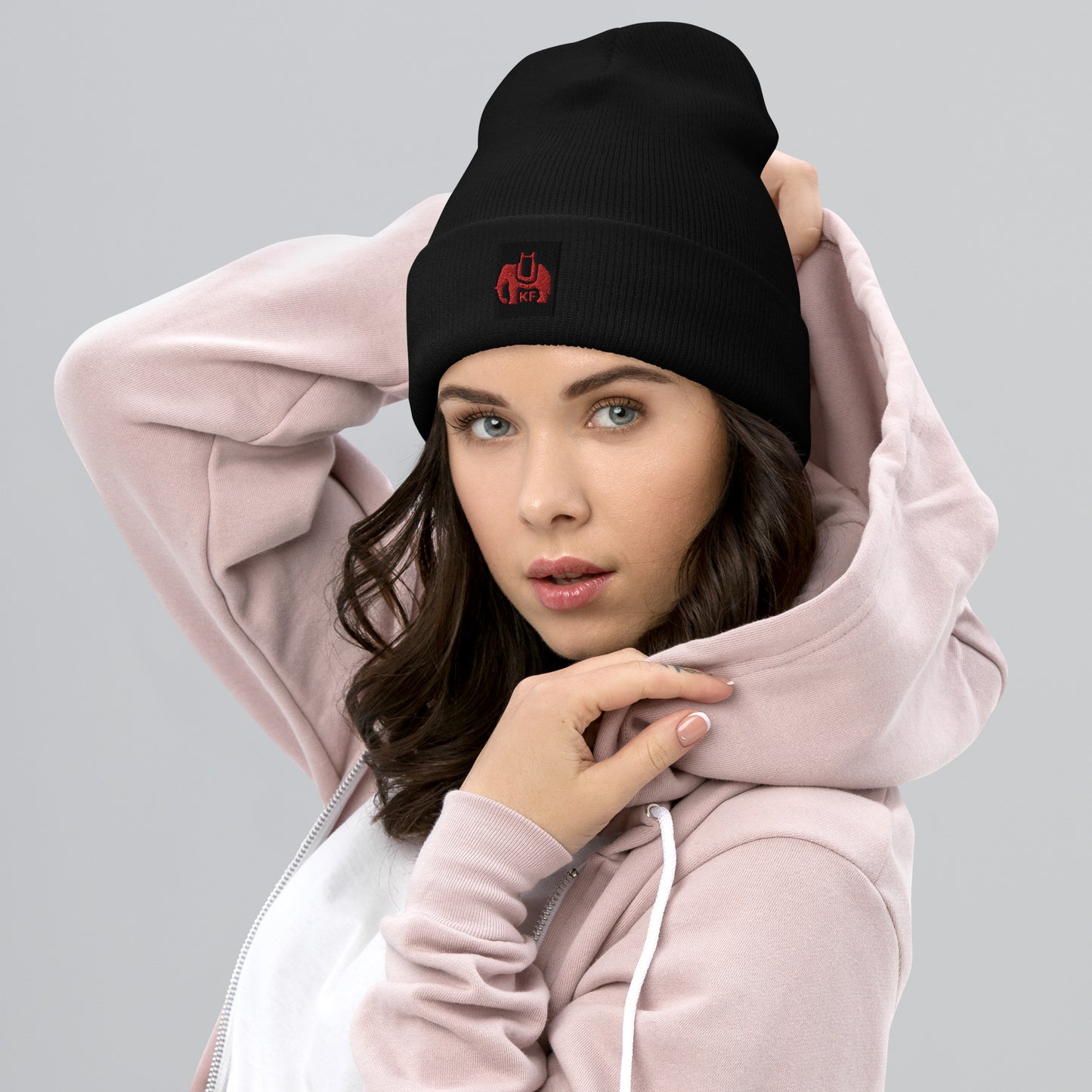 KarthagoFunk Cuffed Beanie (KF Red Logo)