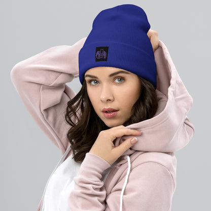 KarthagoFunk Cuffed Beanie (KF Purple Logo)