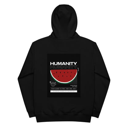 KarthagoFunk Premium eco hoodie (Humanity First) Black