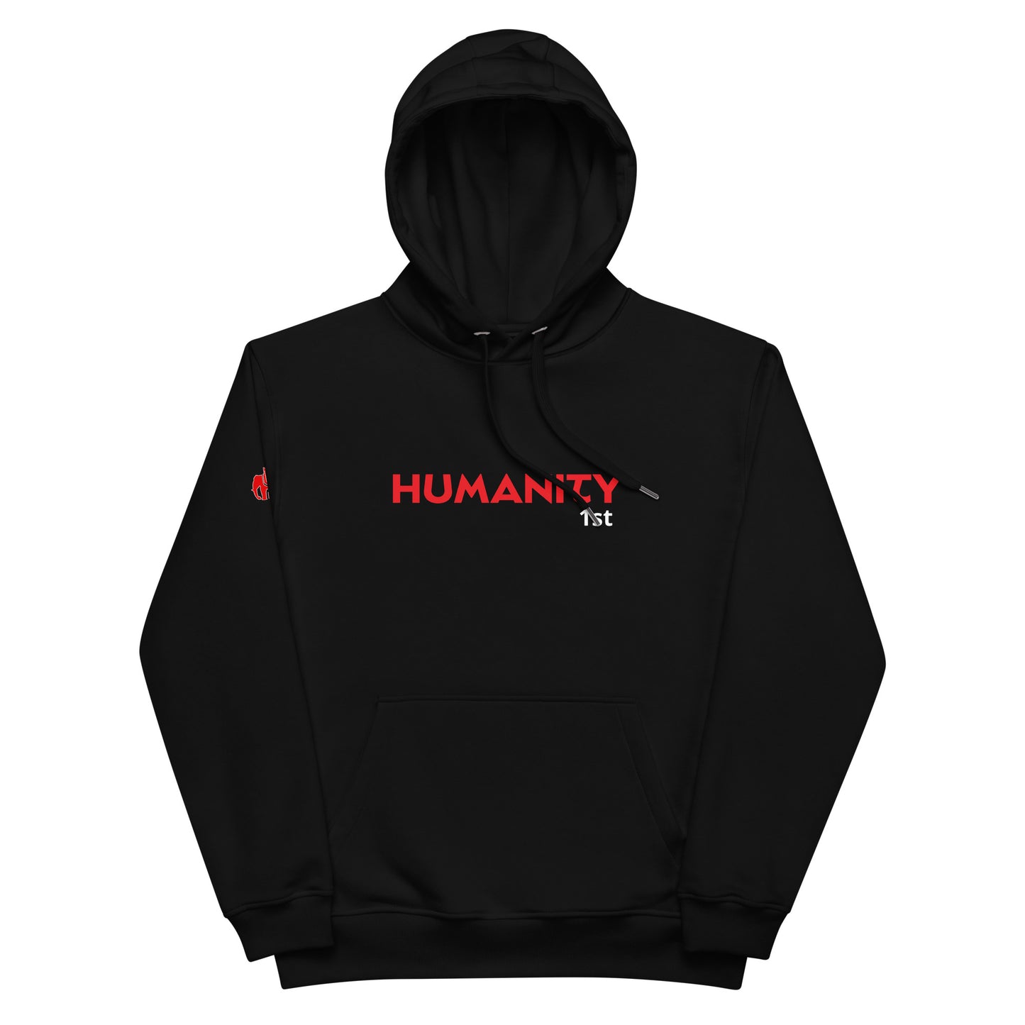 KarthagoFunk Premium eco hoodie (Humanity First) Black