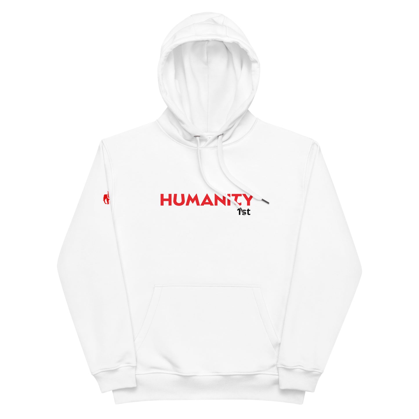 KarthagoFunk Premium eco hoodie (Humanity First) White